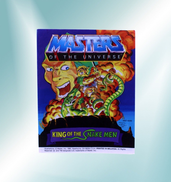 Masters of the Universe Mini-Comic (Figurenbeilage) "King of the Snake Men" von Mattel (einsprachig)